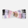 Fascia per capelli da donna chevron lilla