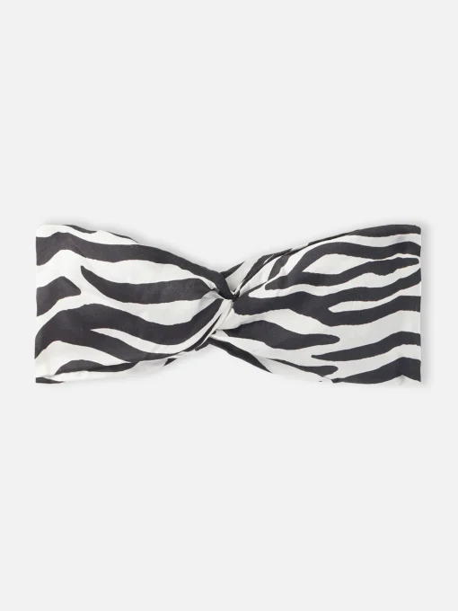 Fascia per capelli da donna zebrata