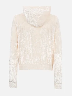 Felpa con zip da donna in ciniglia Jasmine
