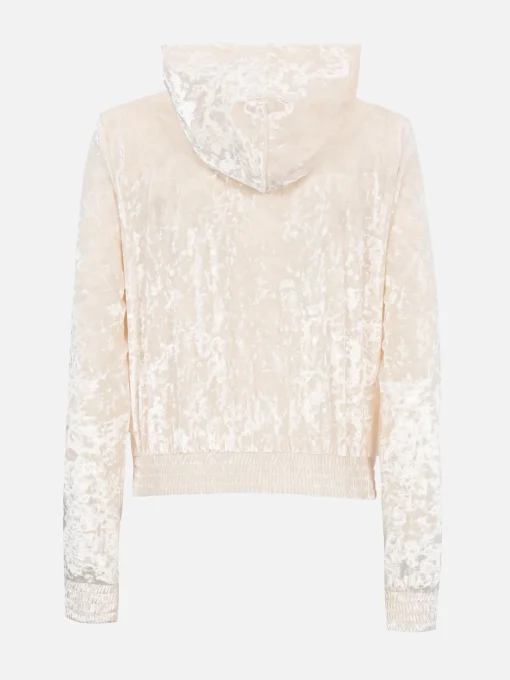 Felpa con zip da donna in ciniglia Jasmine
