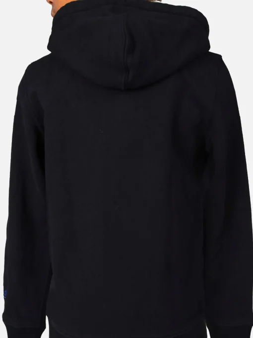 Felpa da bambino blu navy ricamo Off Piste team