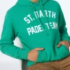 Felpa in cotone con cappuccio con stampa St. Barth Padel Team