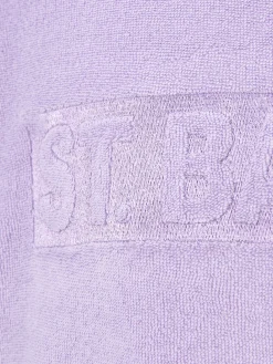 Felpa lilla da bambina Briony in spugna con logo Saint Barth
