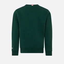 Felpa verde girocollo da bambino con stampa Snoopy | EDIZIONE SPECIALE SNOOPY PEANUTS™