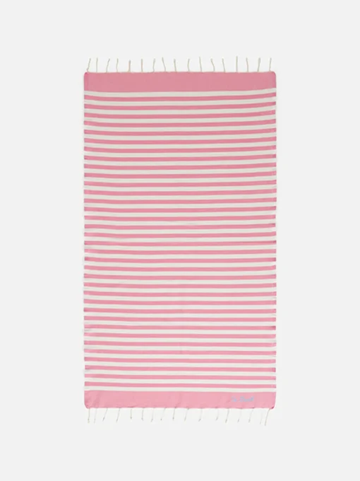 Fouta classico a nido d'ape con righe