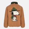 Giacca beige sherpa da bambino Keystone con stampa Snoopy | EDIZIONE SPECIALE SNOOPY PEANUTS