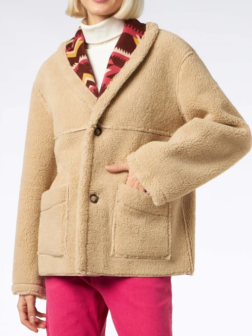 Giubbotto da donna in shearling reversibile