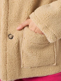 Giubbotto da donna in shearling reversibile