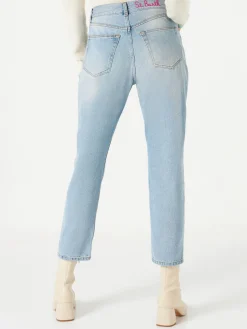 Jeans da donna con strass