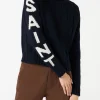Maglia a collo alto intrecciata Saint Barth