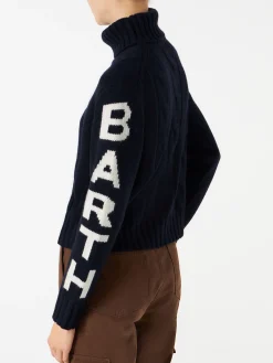 Maglia a collo alto intrecciata Saint Barth