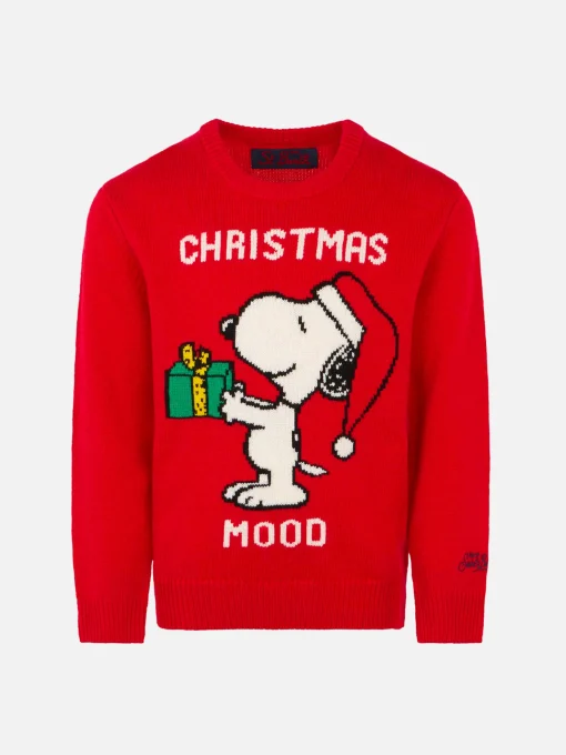 Maglia da bambino con stampa Snoopy Christmas Mood | Edizione speciale Peanuts™