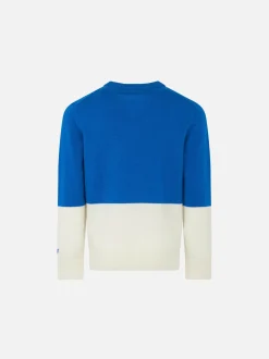 Maglia da bambino con stampa jacquard Courmayeur