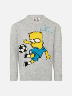 Maglia da bambino girocollo con stampa Bart Simpson | THE SIMPSON SPECIAL EDITION