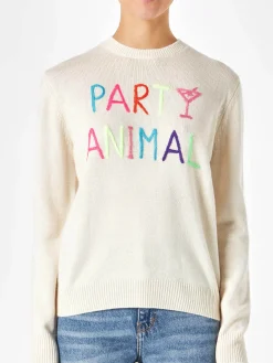 Maglia da donna con ricamo Party Animal | EDIZIONE SPECIALE DI NIKI DJ