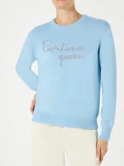 Maglia da donna con ricamo Cortina Queen