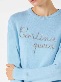 Maglia da donna con ricamo Cortina Queen