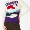 Maglia da donna girocollo con St.Moritz