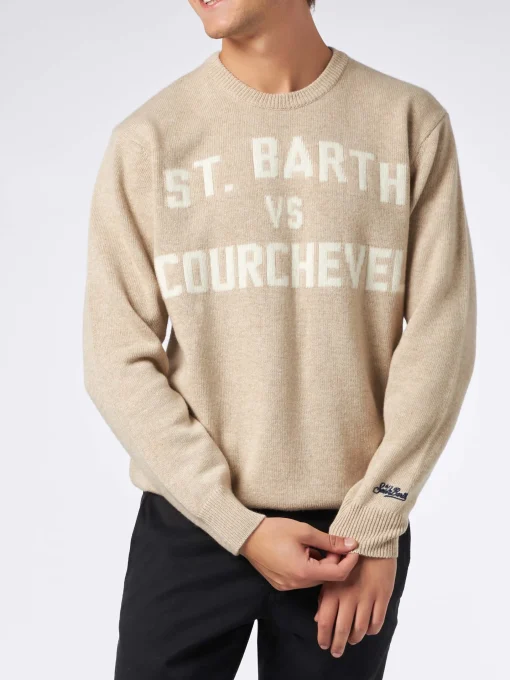 Maglia da uomo con stampa St. Barth VS Courchevel