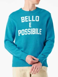 Maglia da uomo con stampa Bello e Possibile