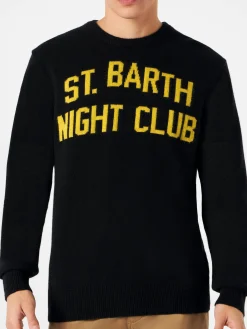 Maglia da uomo con stampa St. Barth Night Club