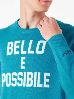 Maglia da uomo con stampa Bello e Possibile