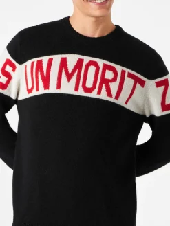 Maglia da uomo con stampa Sun Moritz