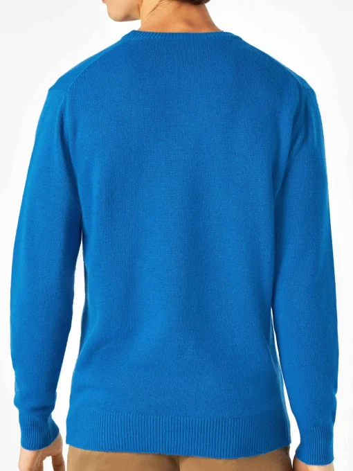 Maglia da uomo con stampa jacquard Milano Padel Club