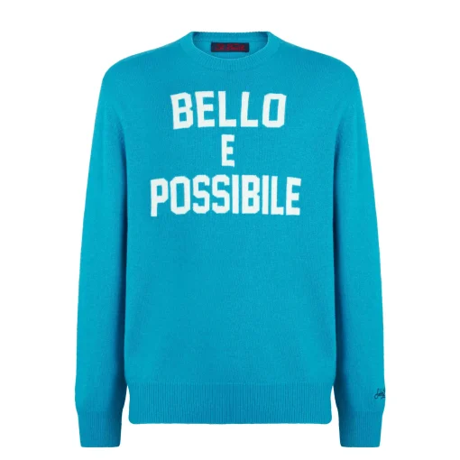 Maglia da uomo con stampa Bello e Possibile