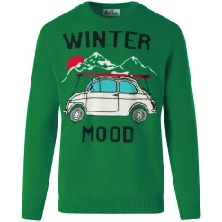 Maglia da uomo con stampa auto
