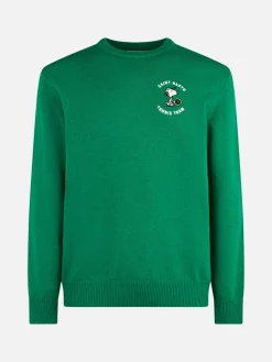 Maglia da uomo girocollo con stampa jacquard tennis Snoopy | SNOOPY - EDIZIONE SPECIALE ©PEANUTS