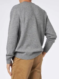 Maglia da uomo girocollo con ricamo Bombardino Ski Club