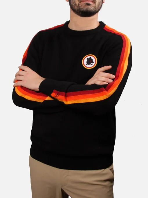 Maglia da uomo girocollo con patch Roma | EDIZIONE SPECIALE AS ROMA