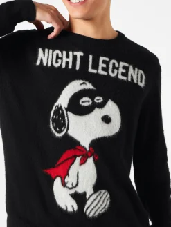 Maglia da uomo morbida con stampa Snoopy Night Legend | SNOOPY - EDIZIONE SPECIALE PEANUTS™