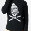 Maglia da uomo nera Teschio Off piste
