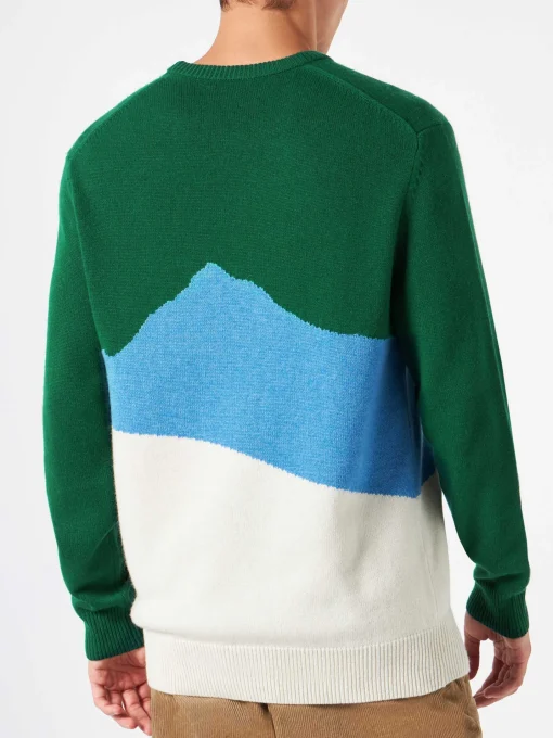 Maglia da uomo stampa cartolina vintage Aspen