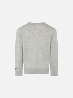 Maglia grigia da bambino stampa To be posh