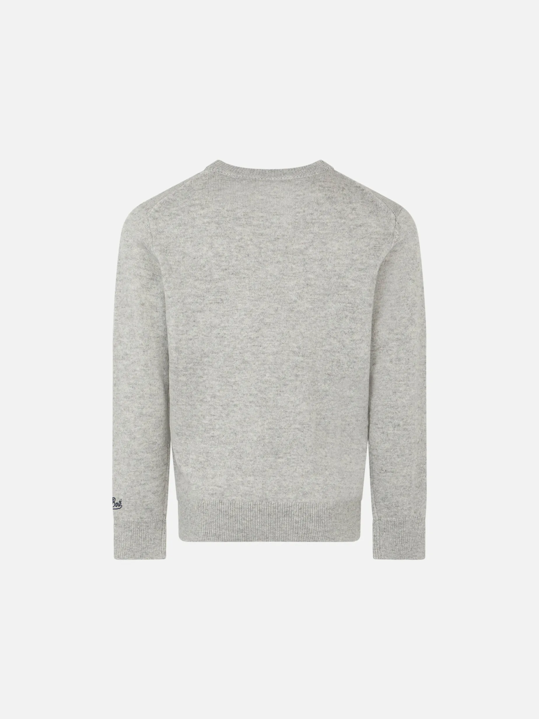 Maglia grigia da bambino stampa To be posh
