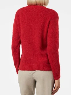 Maglia morbida da donna girocollo con ricamo Cortina Queen