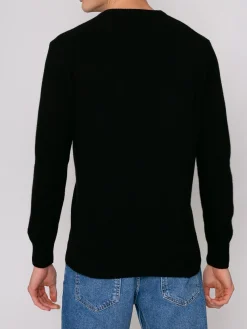 Maglia nera da uomo logo Batman | Edizione speciale della Warner Bros