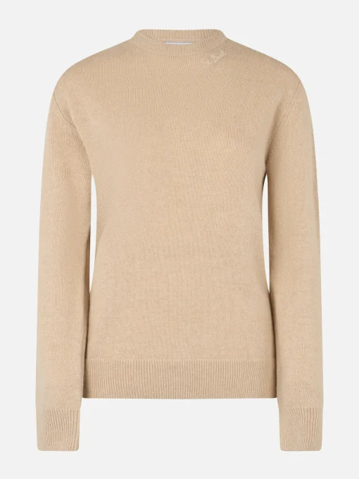 Maglione beige Sorbonne da donna