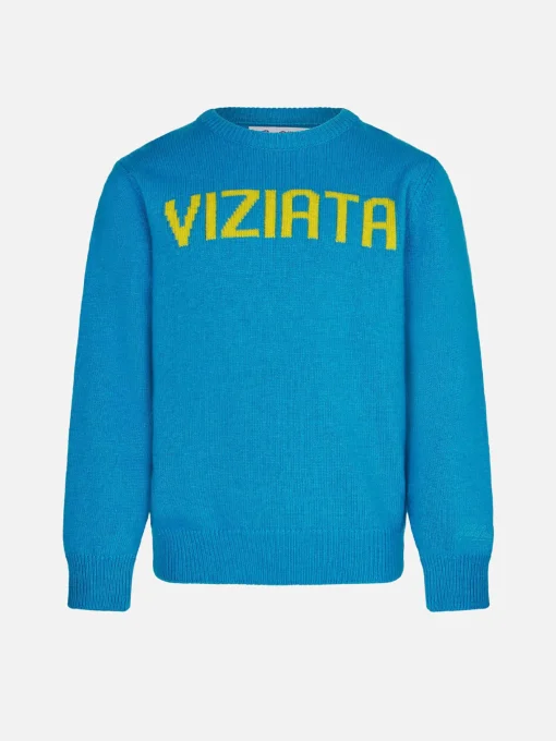 Maglione da bambina stampa Viziata