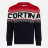 Maglione da bambino con scritta Cortina