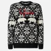 Maglione da bambino girocollo con fantasia norvegese