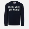 Maglione da bambino girocollo con stampa Me ne vado dai Nonni