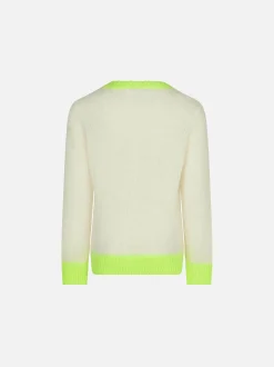 Maglione da bambino girocollo con ricamo fatto a mano