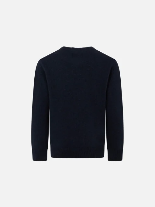 Maglione da bambino girocollo con stampa Me ne vado dai Nonni
