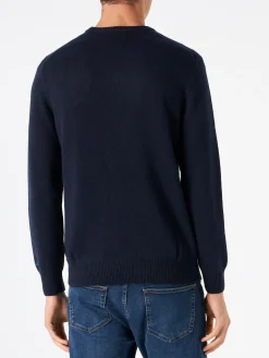 Maglione da uomo con cartolina