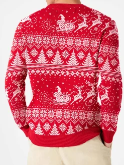 Maglione da uomo con scritta I believe in Santa