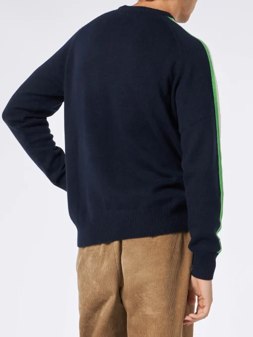 Maglione da uomo girocollo con stampa jacquard Bart Simpson | EDIZIONE SPECIALE DEI SIMPSON